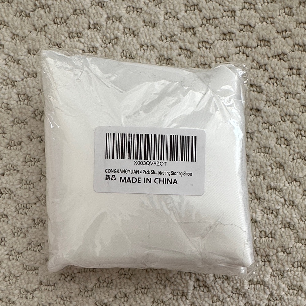 Amazon White Silk Shoe Protector Bags